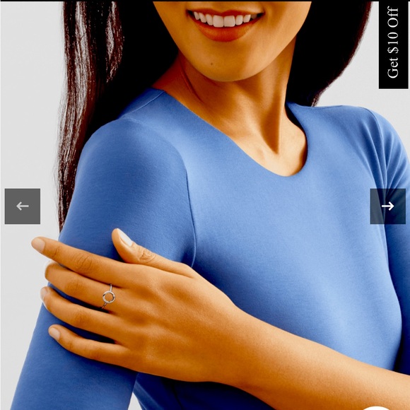 Petite karma ring minimalist ring notify me size after ordered. New Silpada - Picture 4 of 6